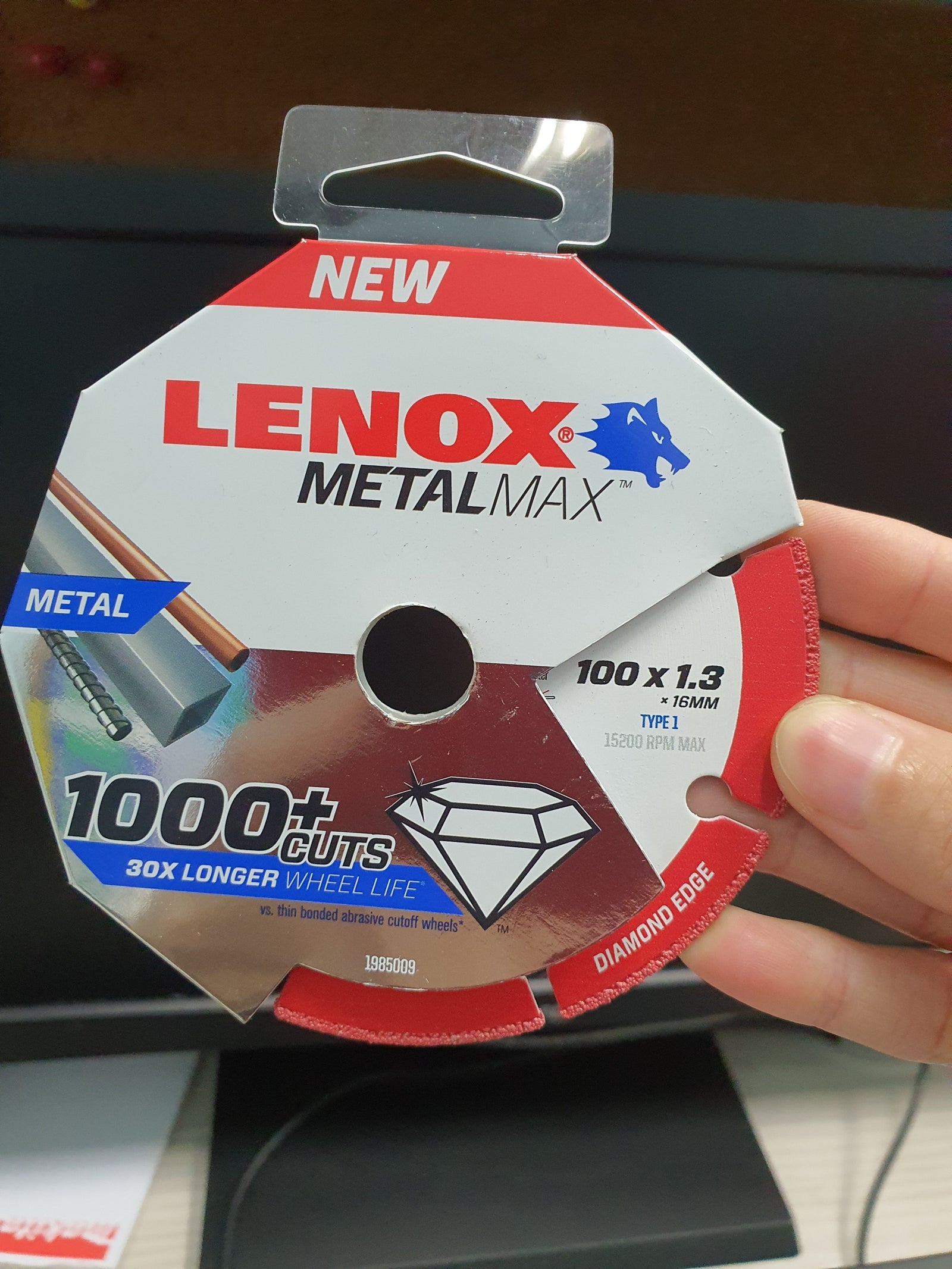 Lenox Metalmax CutOff Wheel 100Mm 4" (Ss)